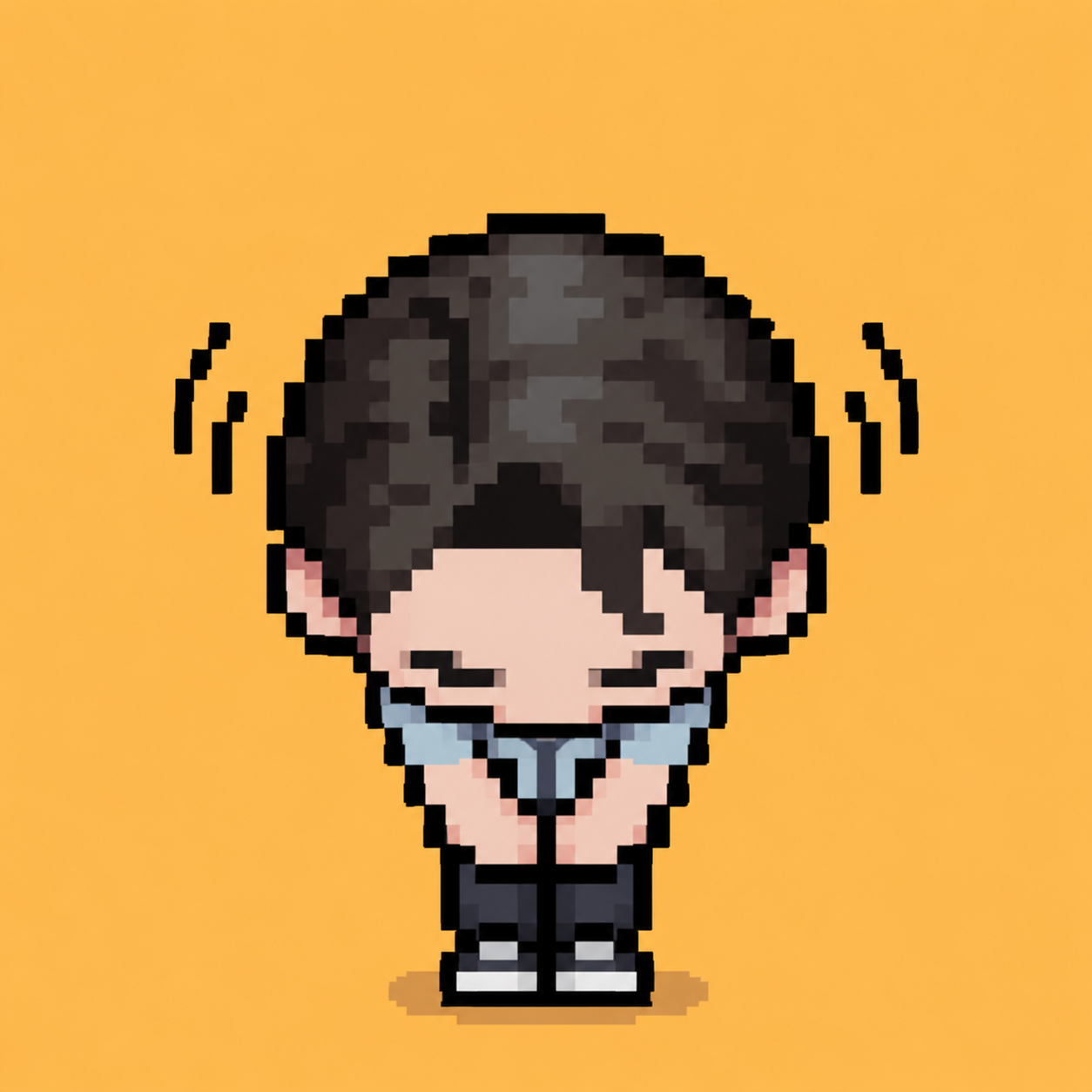 인사하는 Q00 캐릭터